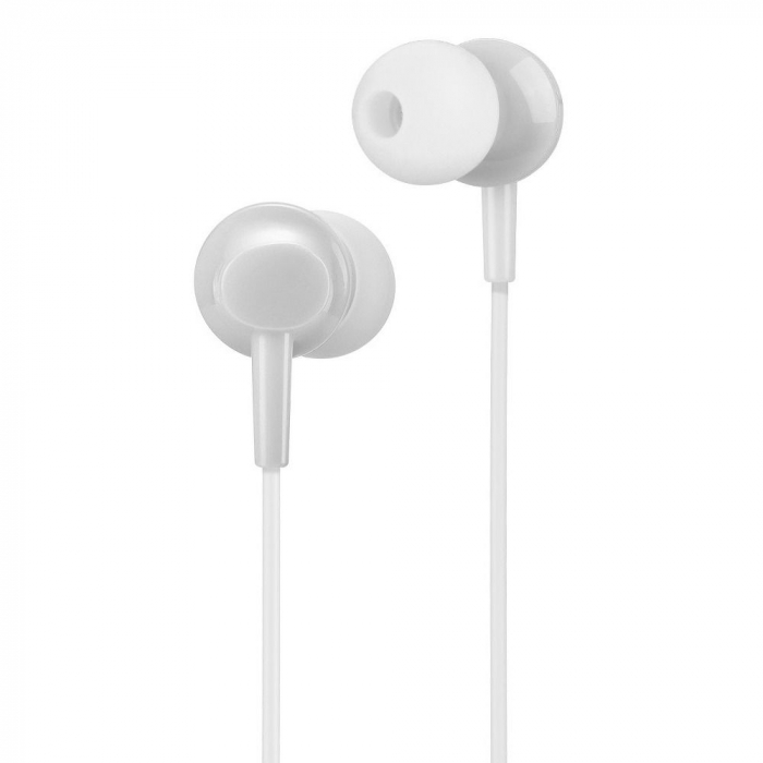 Căști cu fir HOCO mufă JACK de 3,5 mm cu microfon M14 - ALB [4]