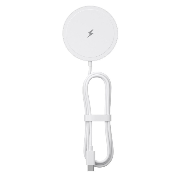 Încărcător wireless BLUE STAR Charing Pad 15w compatibil cu MagSafe - ALB [5]