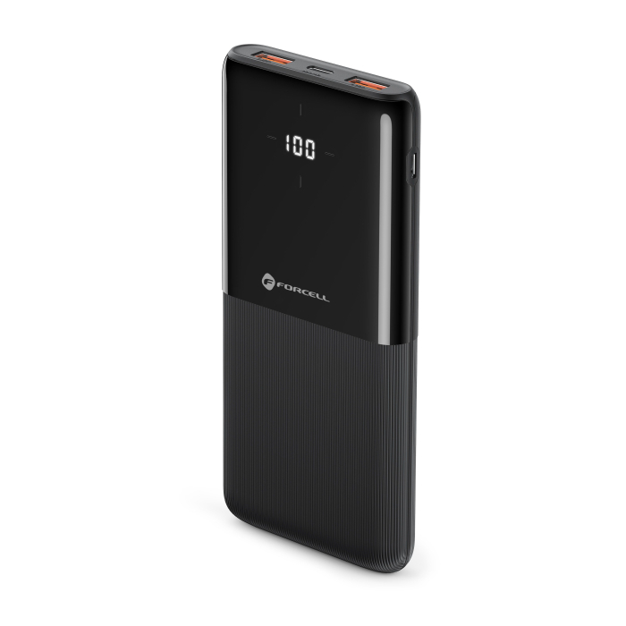 Acumulator / Baterie Externa Forcell F-Energy P10k1 PD QC3.0 3A 20W 10000 mAh - NEGRU [2]