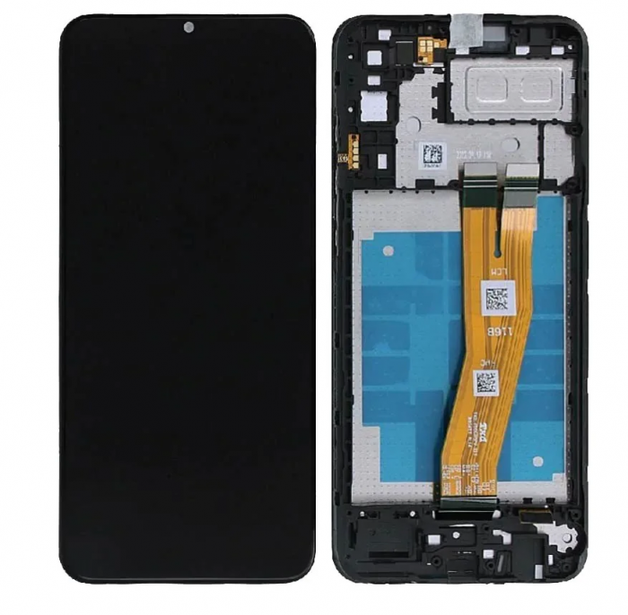 Ecran Display Samsung A04e / A042 Service Pack Cu Rama NEGRU GH81-23088A [1]