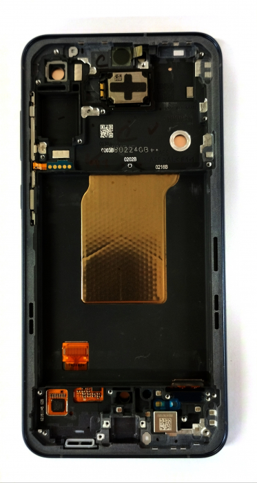 Ecran Display Samsung A55 5G 2024 / A556 Service Pack Cu Rama - Black / Navy NEGRU [2]