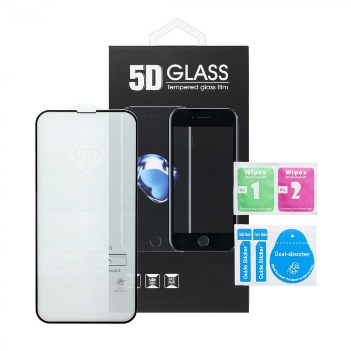 FOLIE Sticlă securizată 5D COMPATIBIL cu MOTOROLA E15 / G05 / G15 / G15 Power [1]