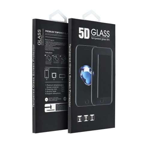 FOLIE Sticlă securizată 5D Compatibil Cu IPHONE 16 Pro Max - cu marginea NEAGRA [1]