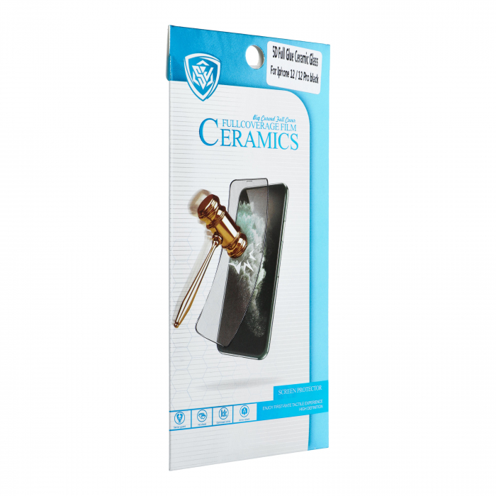 Folie Protectie 5D Full Glue Ceramic Glass 0.3mm Compatibil Cu SAMSUNG A12 / M12  A125 A127 M127 [1]