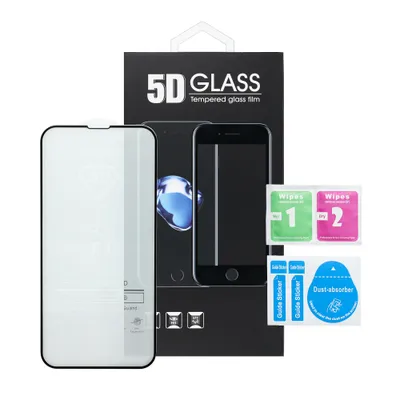 FOLIE Sticlă securizată 5D pentru IPHONE 7 / 8 / SE 2020 / SE 2022 - NEGRU [2]
