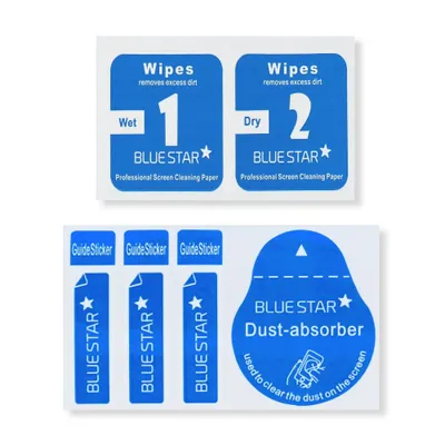 FOLIE Sticlă securizată Blue Star Compatibil Cu MOTOROLA E14  - TRANSPARENT [2]