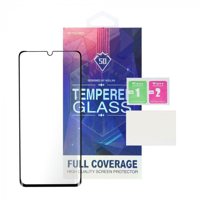 FOLIE Sticlă securizată 5D Compatibil Cu SAMSUNG S25 Ultra / S938 - cu marginea NEAGRA [2]