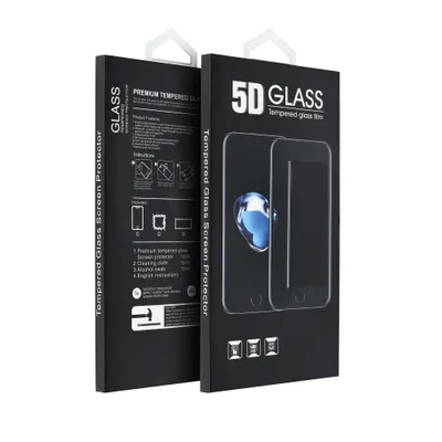 FOLIE Sticlă securizată 5D Compatibil Cu MOTOROLA G06 / G06 Power cu margine NEAGRA [2]
