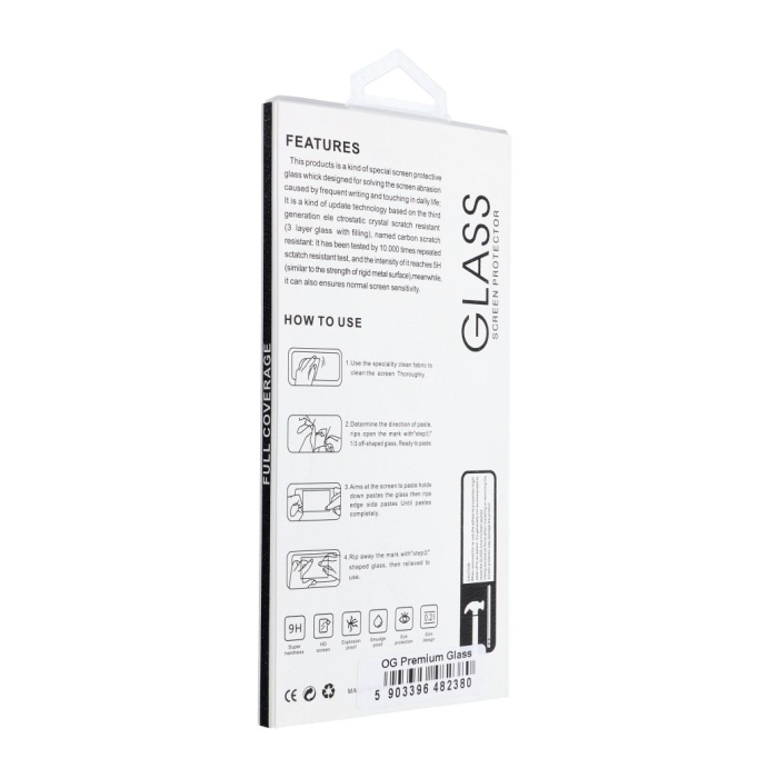 FOLIE Sticlă securizată OG Premium PRIVACY Compatibil Cu IPHONE 17 PRO MAX - Black [4]