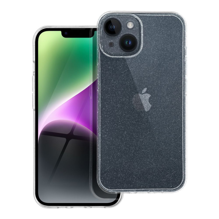 Husa Clear Case Blink Compatibil Cu IPHONE 17 PRO MAX 2.0mm - TRANSPARENT CU SCLIPICI [1]
