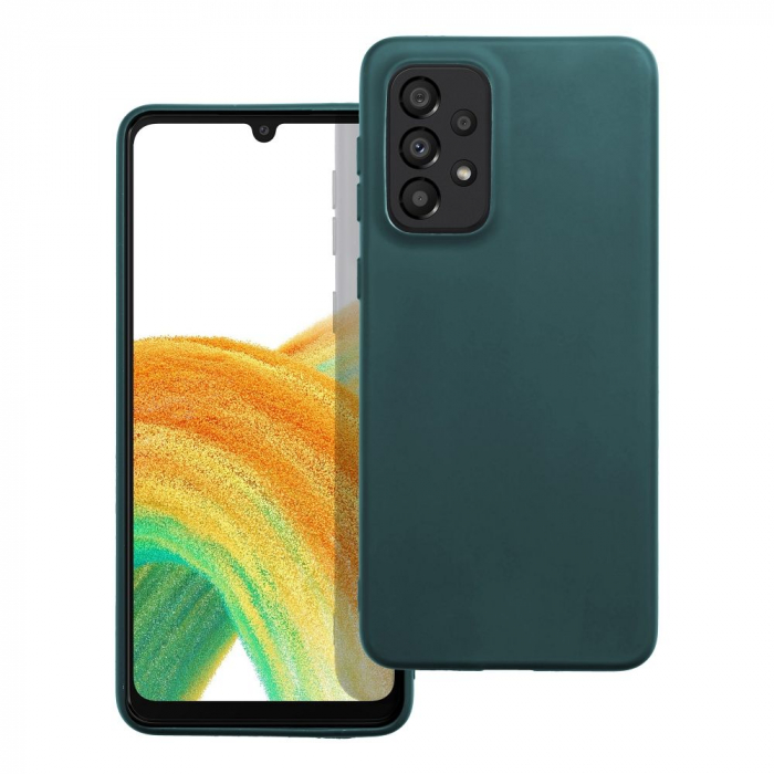 Husa Silicon MATT CASE Compatibil Cu SAMSUNG A53 5G / A536 - VERDE INCHIS [1]