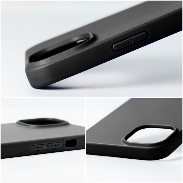 Husa Silicon MATT CASE Compatibil Cu SAMSUNG A06 4G / A065 - NEGRU [2]