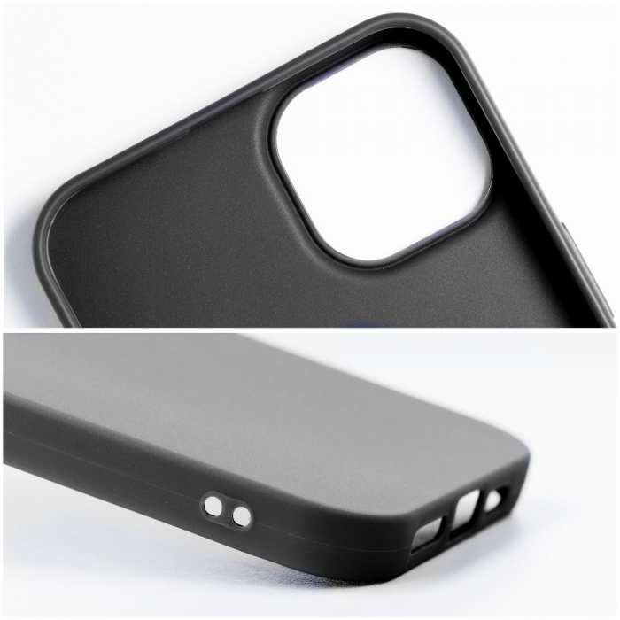 Husa Silicon MATT CASE Compatibil Cu SAMSUNG S25 Edge / S937 - NEGRU [2]