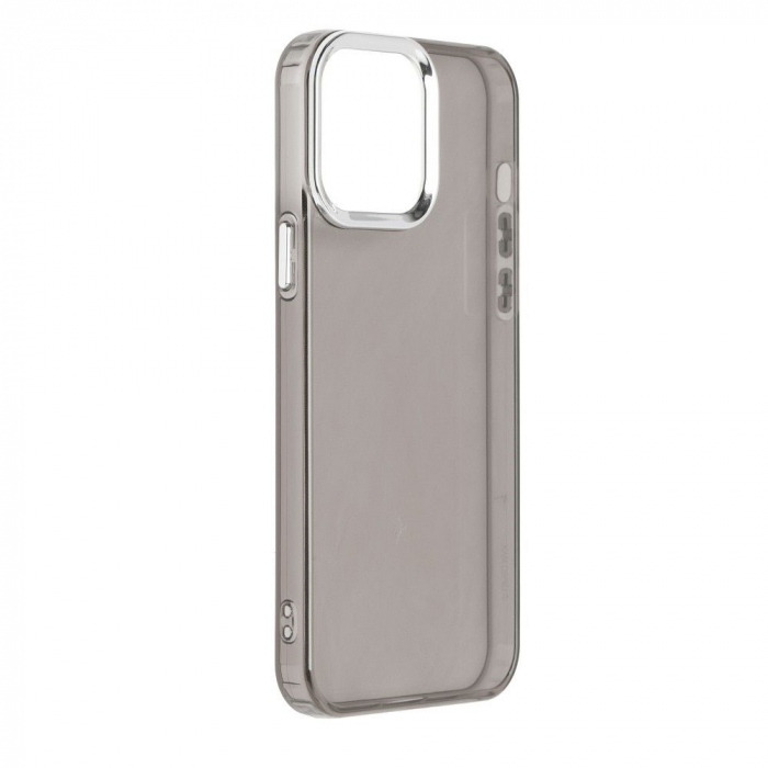 Husa PEARL CASE XIAOMI Redmi 12C / 11A / POCO C55 - TRANSPARENT / NEGRU [1]