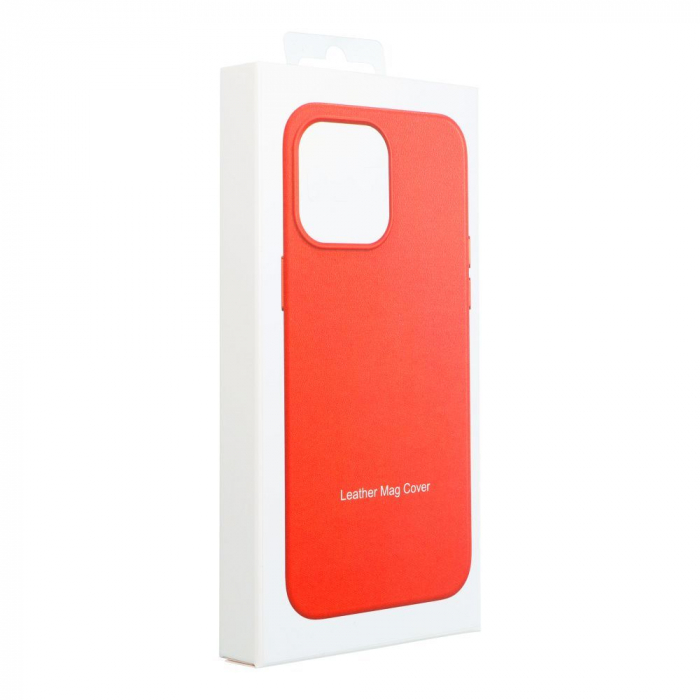 Husa Leather Mag Cover COMPATIBIL cu IPHONE 16 PRO - ROSU [3]