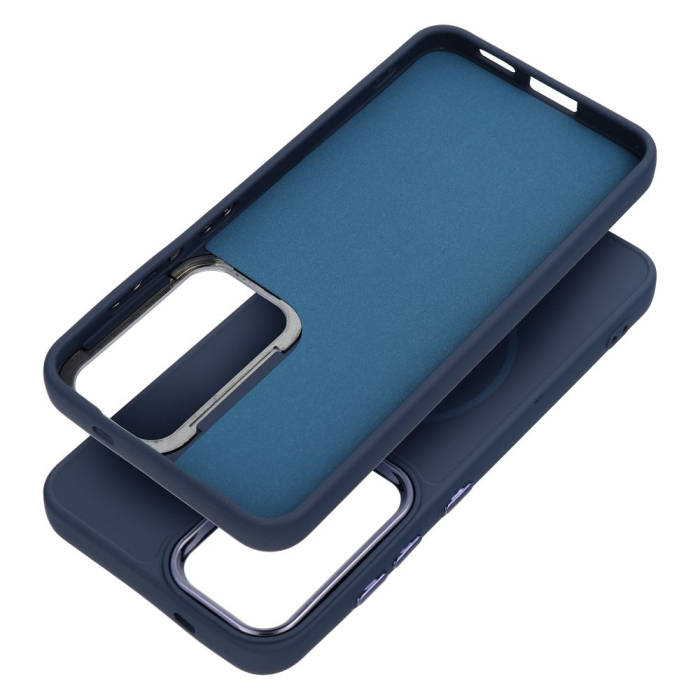 Husa Silicon Frame Mag Cover Compatibil Cu Samsung A16 4G-5G / A165 / A166 - ALBASTRU [2]
