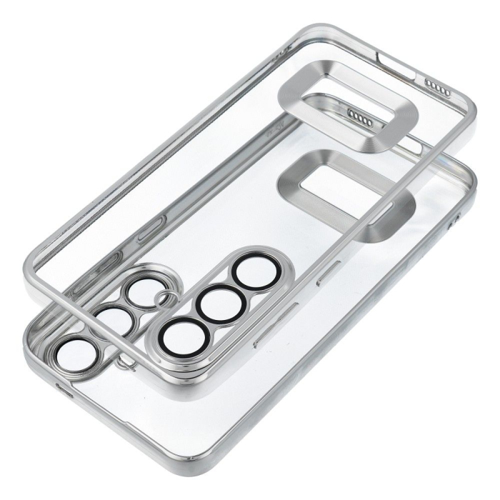 Husa Silicon Case Glam COMPATIBIL Cu SAMSUNG A56 / A566 - SILVER [2]