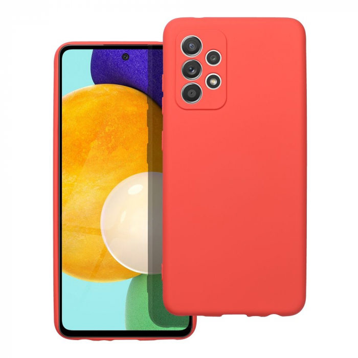 HUSA silicon CASE pentru SAMSUNG GALAXY A52 5G / A52 LTE 4G / A52s - PEACH  A525 A526 A528 [1]