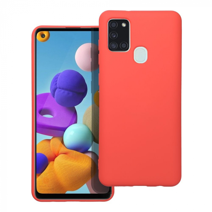 Husa SILICON CASE Samsung Galaxy  A21s / A217 - PEACH PIERSICA [1]