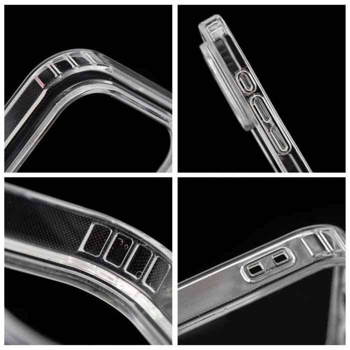 Husa Silicon Drop Glue Colorful Compatibil MagSafe pentru SAMSUNG S26 / S942 - Transparent cu Inel Negru [2]