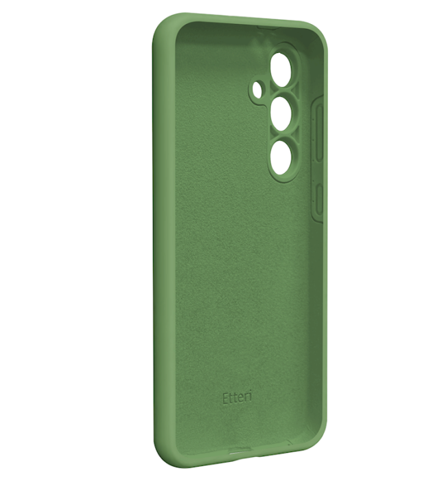 Husa ETTERI Silicone Case  COMPATIBIL CU SAMSUNG S24 FE / S721 - LIGHT GREEN [2]