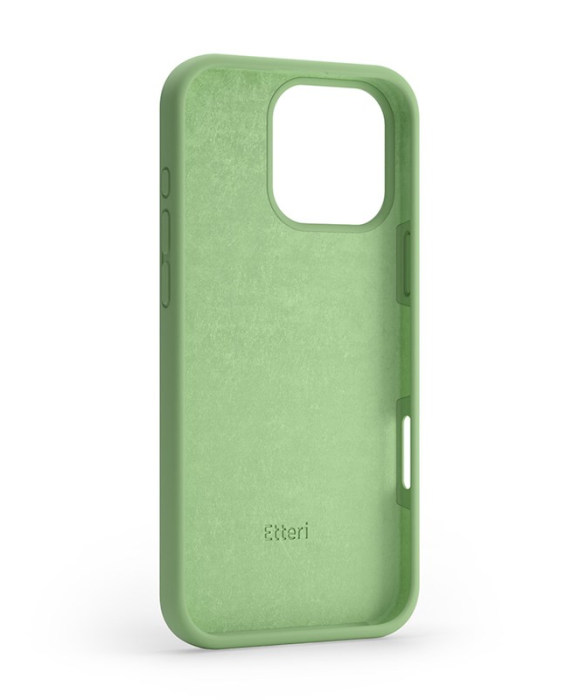 Husa ETTERI Silicone Case  COMPATIBIL CU IPHONE 16 Pro - LIGHT GREEN [2]
