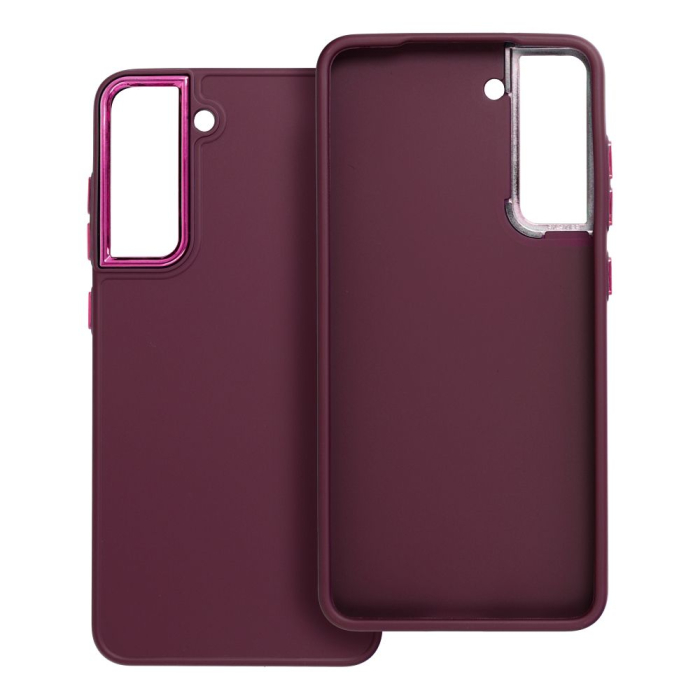 Husa Silicon Frame Compatibil Cu Samsung S21 FE / G990  - MOV [2]