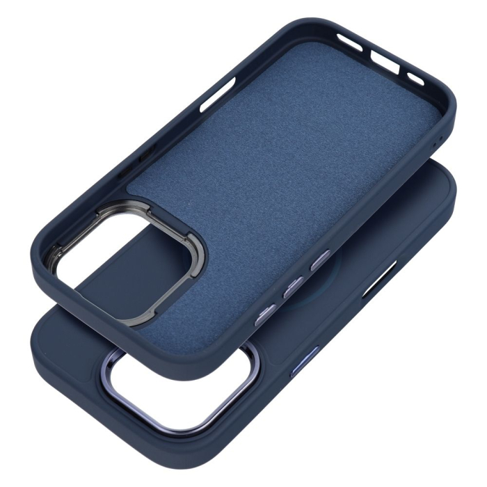 Husa Silicon Frame Mag Cover Compatibil Cu Iphone 17 Pro Max - ALBASTRU [2]