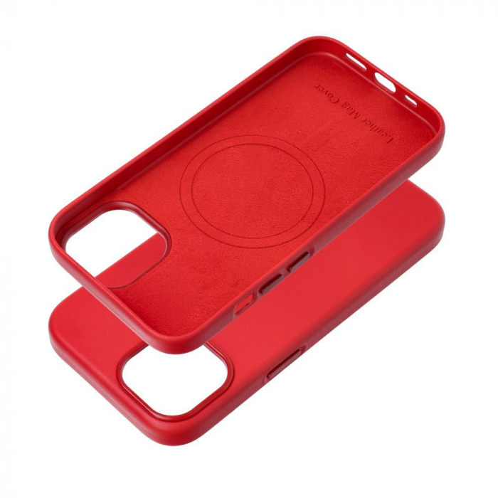 Husa Leather Mag Cover IPHONE 15 - ROSU [2]