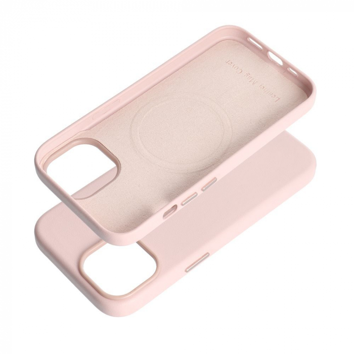 Husa Leather Mag Cover IPHONE 15 - ROZ PIELE [2]