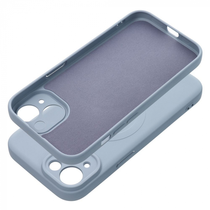 Husa Silicon Mag Cover MagSafe IPHONE 15 - ALBASTRU [2]