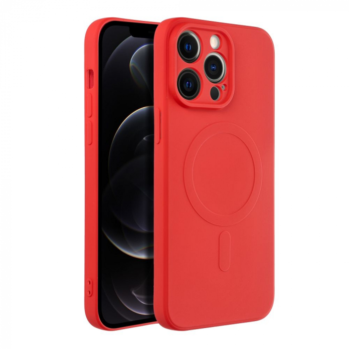 Husa Silicon Mag Cover MagSafe IPHONE 14 PRO Max - ROSU [3]