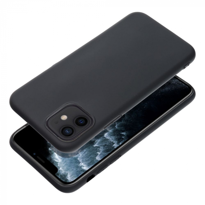 Husa Silicon MATT CASE COMPATIBIL Cu IPHONE 11 - NEGRU [1]