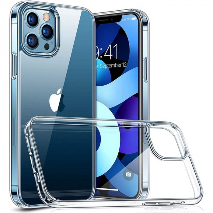 Husa Clear Case COMPATIBIL cu IPHONE 12 PRO 2.0mm - TRANSPARENT [1]