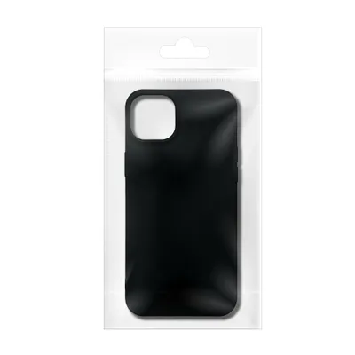 HUSA silicon MATT TPU case pentru Iphone 14 Pro - NEGRU [2]