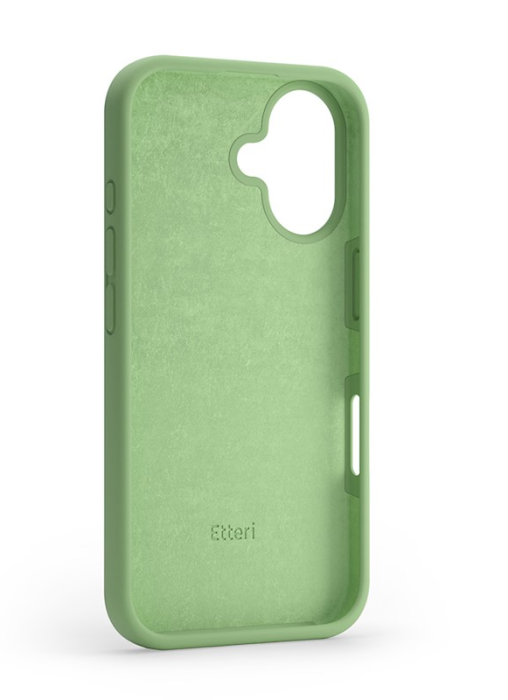 Husa ETTERI Silicone Case  COMPATIBIL CU IPHONE 16 - LIGHT GREEN [2]