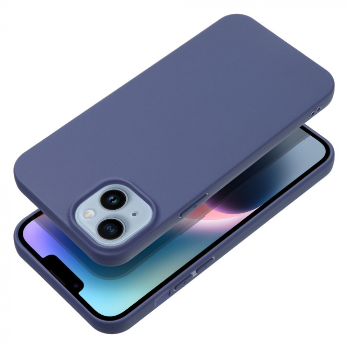 Husa Silicon MATT TPU COMPATIBIL cu Iphone 14 PLUS - ALBASTRU [2]