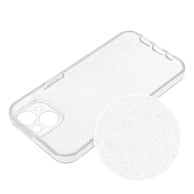 HUSA SILICON Spate 2.0 mm COMPATIBIL cu Iphone 16 PRO - Transparenta Cu Sclipici [2]
