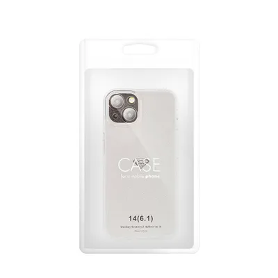 HUSA SILICON Spate 2.0 mm COMPATIBIL cu Iphone 16 PRO - Transparenta Cu Sclipici [3]