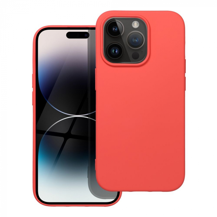 Husa SILICONE CASE IPHONE 14 PRO - PEACH [1]