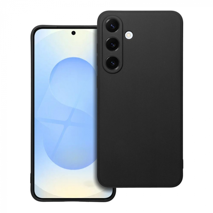 Husa Silicon MATT CASE Compatibil Cu SAMSUNG S25 Plus / S936 - NEGRU [1]