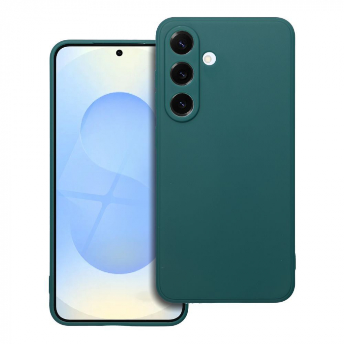 Husa Silicon MATT CASE Compatibil Cu SAMSUNG S25 / S931 - VERDE INCHIS [1]