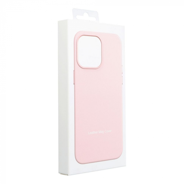Husa Leather Mag Cover COMPATIBIL cu IPHONE 16 - ROZ [3]