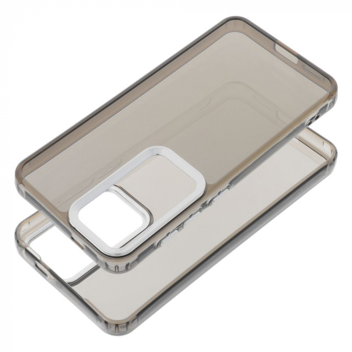 Husa PEARL CASE COMPATIBIL cu Samsung A36 5G / A366 - TRANSPARENT / NEGRU [2]
