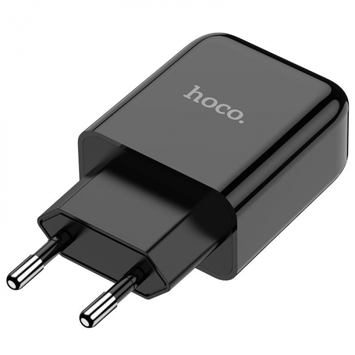 Încărcător Retea Hoco USB A 2.1A N2 - NEGRU [2]