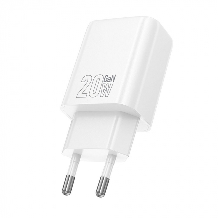 Încărcător de Priza Hoco USB C QC PD 20W N60 - ALB [2]