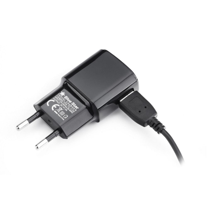 INCARCATOR de retea BLUE STAR LITE 2A 10W cu Cablu Micro USB - NEGRU [3]
