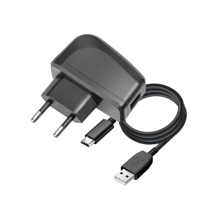 INCARCATOR de retea BLUE STAR LITE 2A 10W cu Cablu Micro USB - NEGRU [2]