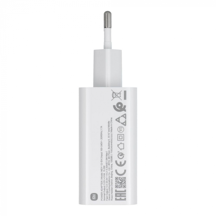 Incarcator XIAOMI USB A QC3.0 3A 67W MDY-12-EH Service-Pack ALB - BULK [3]