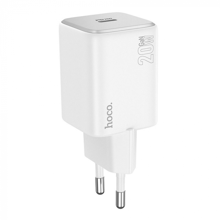 Incarcator Retea Hoco USB C QC PD 20W N40 - ALB [3]